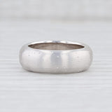 Light Gray New Bastian Inverun Ring Thick Diamond Dust Band Sterling Silver 10859 56 / 7.5
