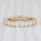 New 2.25ctw Diamond Eternity Band 14k Yellow Gold Size 6 Stackable Wedding Ring
