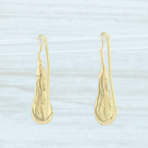 Lavender 0.24ctw Champagne Diamond Teardrop Earrings 18k Yellow Gold Hook Posts Nordstrom