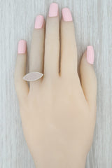 Gray New Nina Nguyen Ring Druzy Pink Sand Quartz Sterling Silver Size 7 Statement