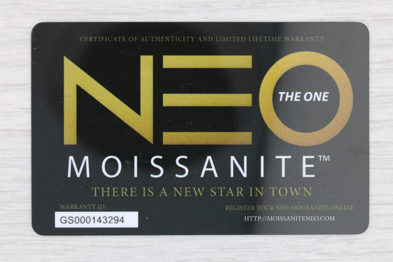 New Neo Prime Moissanite Stud Earrings 18k White Gold 3.34ctw VVS2 Round