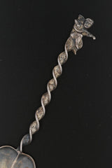 Louisville Kentucky Souvenir Spoon Sterling Silver Antique Figural Angel