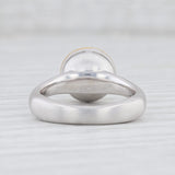 New Bastian Inverun Ring 12850 Bicolor Memorable Surface Moonstone Silver 56 7.5