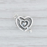 New Authentic Pandora Path to Love Charm 797814 Sterling Silver Heart Arrow