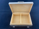 Silver Trinket Jewelry Box Sterling Monogrammed Birmingham British
