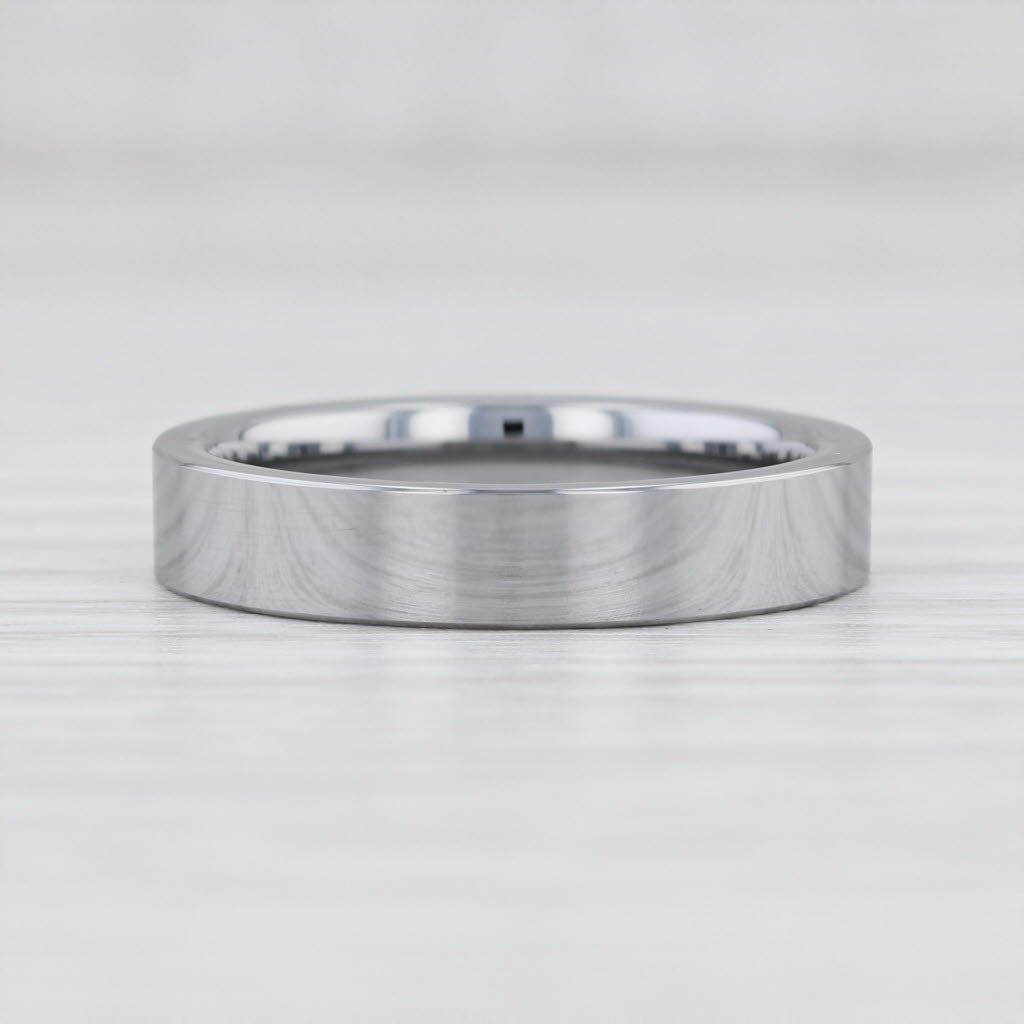 Light Gray New Tungsten Ring Wedding Band Size 7