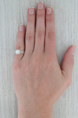 0.97ctw Diamond Engagement Ring Jacket Wedding Band Bridal Set 18k Gold Simon G