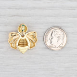 Light Gray Chaumet Paris Bee Pendant 18k Gold Diamond Sapphire Insect Jewelry