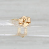 Celtic Knot Stud Earrings 14k Yellow Gold Small Studs