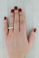 0.50ctw Diamond Ring 14k Yellow Gold Size 8.75 Wedding Band