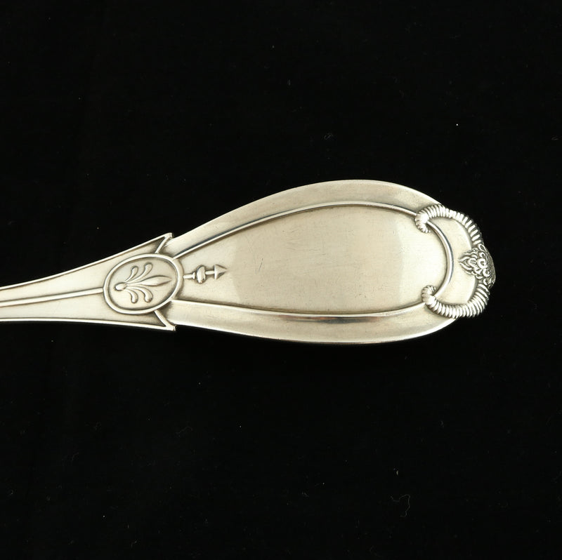 Gray Whiting Grecian Soup Ladle Sterling Silver 13.25" Figural Dionysus Ram 1862 Mono