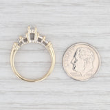 Light Gray 0.56ctw Round Diamond Engagement Ring 14k Yellow Gold Size 7