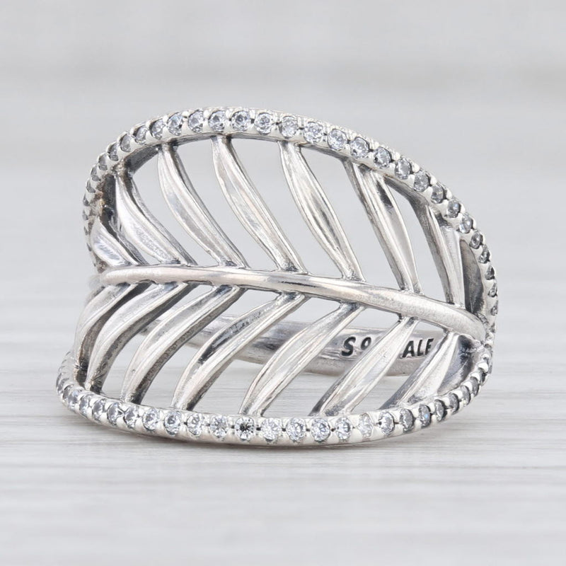 FINAL SALE - Oak Leaf Double Ring | Sterling silver | Pandora Canada