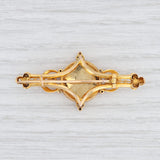 Antique Soldiers Bust Brooch 12k Yellow Gold Glass Enamel Portrait 1800s Pin