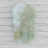 Gray New Jadeite Jade Pi Yao Pixiu Mythical Chinese Creature Good Fortune Protector