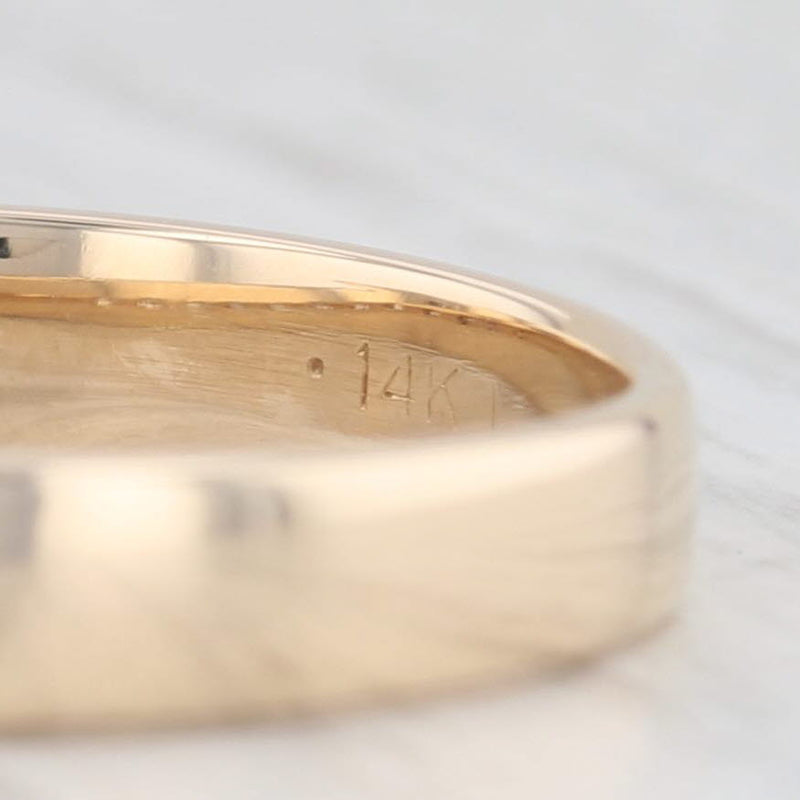0.50ctw Diamond Ring 14k Yellow Gold Size 8.75 Wedding Band