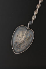 Louisville Kentucky Souvenir Spoon Sterling Silver Antique Figural Angel