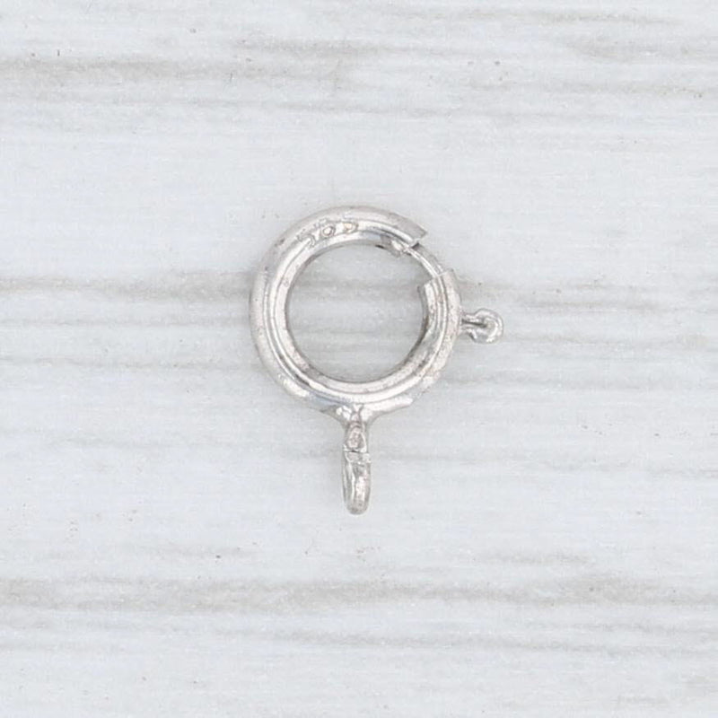 Spring Ring Clasp 14k White Gold Findings Fine Jewelry Repair Crafting