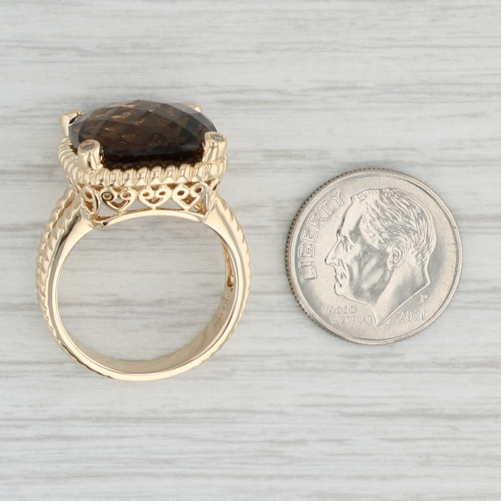 Effy smoky fashion quartz ring