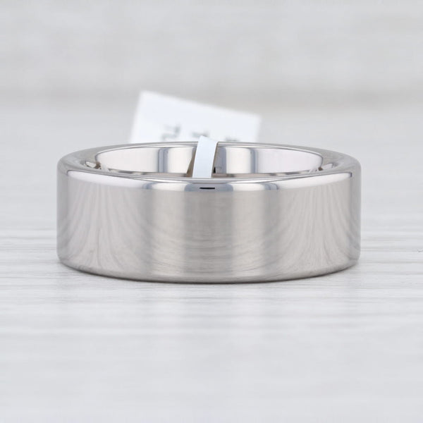 Light Gray New Tungsten Ring Men's Size 10 Wedding Band