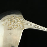 Gray Whiting Grecian Soup Ladle Sterling Silver 13.25" Figural Dionysus Ram 1862 Mono