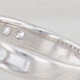 Light Gray 0.50ctw Diamond Wedding Band 18k White Gold Size 7-7.25 Ring Celebration GS Labs