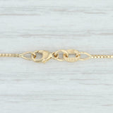 New Octava Box Chain Necklace 14k Yellow Gold 20" 0.7mm