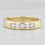 Light Gray 0.45ctw Diamond Men's Wedding Band 18k Yellow Gold Size 10.5 Ring