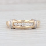 0.22ctw Diamond #1 Mom Ring 10k Gold Size 7 Stackable Band Gift for Mother