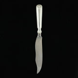 Tiffany & Co Shell & Thread 4 Fish Knives Sterling Silver 1905 7 7/8" Knife