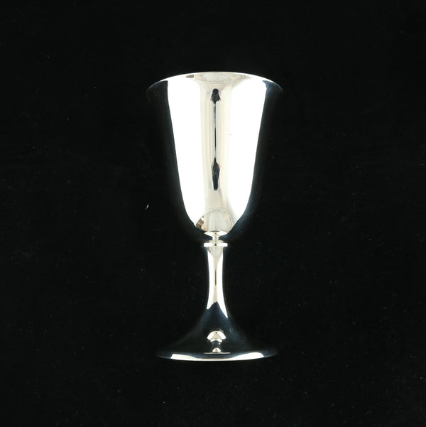 Black International Silver Set of 4 Water Goblets 10150 Sterling Chalice Drinkware